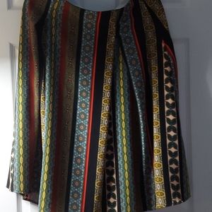 Anthropologie Pattern Skirt